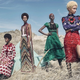 Spread in W magazine’s August 2015 issue featuring only black models
W magazine
